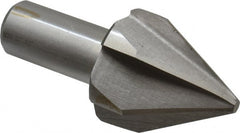 Interstate - 2" Head Diam, 1" Shank Diam, 6 Flute 60° Cobalt Countersink - Makers Industrial Supply