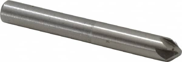 Interstate - 3/16" Head Diam, 3/16" Shank Diam, 6 Flute 82° Cobalt Countersink - Makers Industrial Supply