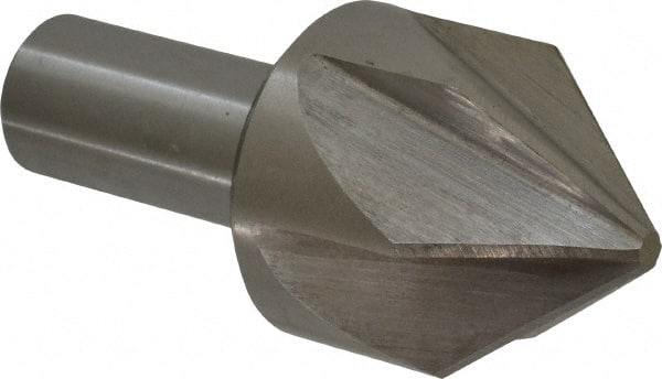 Interstate - 2" Head Diam, 1" Shank Diam, 6 Flute 82° Cobalt Countersink - Makers Industrial Supply