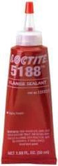 Loctite - 50 mL Tube Red Polyurethane Joint Sealant - -65 to 300°F Operating Temp, 24 hr Full Cure Time, Series 5188 - Makers Industrial Supply