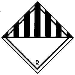 NMC - 9 Shipping Label - 4" High x 4" Wide - Makers Industrial Supply