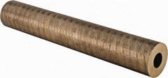 Made in USA - 2 Inch Outside Diameter x 13 Inch Long, Aluminum Bronze Round Tube - 1 Inch Inside Diameter, Alloy Aluminum Bronze (CDA 954), 9 Lb. Shipping Weight - Makers Industrial Supply