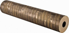 Made in USA - 2-1/2 Inch Outside Diameter x 13 Inch Long, Aluminum Bronze Round Tube - 1 Inch Inside Diameter, Alloy Aluminum Bronze (CDA 954), 16 Lb. Shipping Weight - Makers Industrial Supply