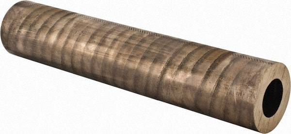 Made in USA - 2-1/2 Inch Outside Diameter x 13 Inch Long, Aluminum Bronze Round Tube - 1-1/2 Inch Inside Diameter, Alloy Aluminum Bronze (CDA 954), 12 Lb. Shipping Weight - Makers Industrial Supply