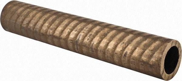 Made in USA - 2-1/4 Inch Outside Diameter x 13 Inch Long, Aluminum Bronze Round Tube - 1-3/4 Inch Inside Diameter, Alloy Aluminum Bronze (CDA 954), 7 Lb. Shipping Weight - Makers Industrial Supply