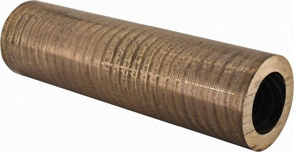 Made in USA - 3-1/2 Inch Outside Diameter x 13 Inch Long, Aluminum Bronze Round Tube - 2-1/2 Inch Inside Diameter, Alloy Aluminum Bronze (CDA 954), 19 Lb. Shipping Weight - Makers Industrial Supply