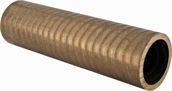 Made in USA - 3-1/2 Inch Outside Diameter x 13 Inch Long, Aluminum Bronze Round Tube - 3 Inch Inside Diameter, Alloy Aluminum Bronze (CDA 954), 12 Lb. Shipping Weight - Makers Industrial Supply