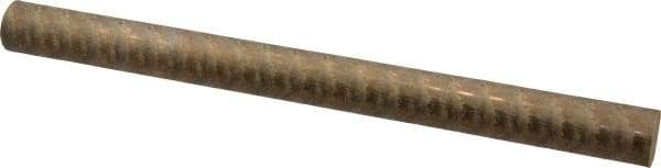 Made in USA - 1 Inch Diameter x 13 Inch Long, Bronze Round Rod - Alloy CDA 954 - Makers Industrial Supply