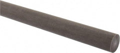 Made in USA - 4' Long, 1" Diam, Acetal (PTFE-Filled) Plastic Rod - Brown - Makers Industrial Supply