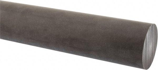 Made in USA - 1' Long, 2" Diam, Acetal (PTFE-Filled) Plastic Rod - Brown - Makers Industrial Supply