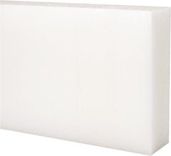 Made in USA - 1' x 6" x 1-1/4" Natural (Color) Acetal Rectangular Bar - Makers Industrial Supply