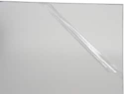 Made in USA - 1/4" Thick x 48" Wide x 4' Long, Acrylic Sheet - Clear - Makers Industrial Supply