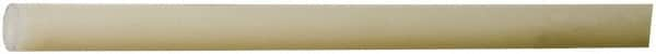 Made in USA - 1-1/4 Inch Outside Diameter x 5 Ft. Long, Plastic Round Tube - Nylon 6/6 - Makers Industrial Supply