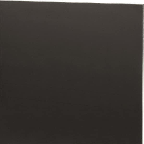 Made in USA - 1/4" Thick x 12" Wide x 4' Long, Nylon 6/6 (MDS-Filled) Sheet - Black - Makers Industrial Supply