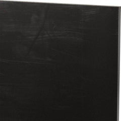 Made in USA - 1/4" Thick x 24" Wide x 2' Long, Nylon 6/6 (MDS-Filled) Sheet - Black - Makers Industrial Supply