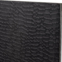 Made in USA - 3/8" Thick x 12" Wide x 2' Long, Nylon 6/6 (MDS-Filled) Sheet - Black - Makers Industrial Supply