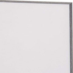 Made in USA - 1/8" Thick x 24" Wide x 4' Long, Polycarbonate Sheet - Abrasion Resistant Grade - Makers Industrial Supply