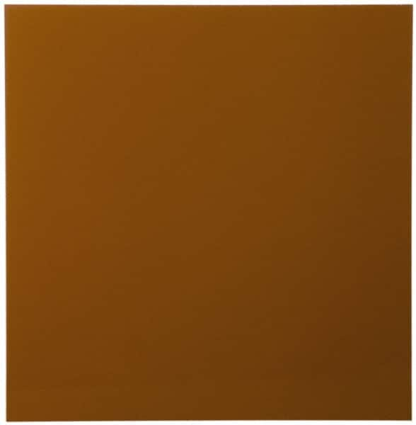 Made in USA - 1/2" Thick x 24" Wide x 2' Long, Paper-Base Phenolic Laminate (XX) Sheet - Tan - Makers Industrial Supply