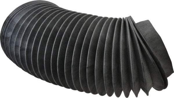 Made in USA - 24 Inch Long, 0.04 Inch Thick, Nylon Airtight Molded Bellows - 4-1/2 Inch Inside Diameter - Makers Industrial Supply