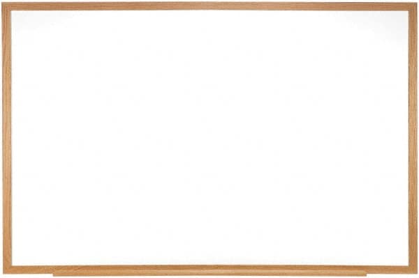 Ghent - 48-1/2" High x 96-1/2" Wide Dry Erase - Acrylate, 0.38" Deep, Includes Eraser & 4 Markers - Makers Industrial Supply