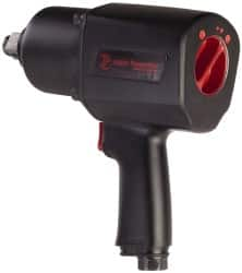 PRO-SOURCE - 3/4" Drive, 6,200 RPM, 1,300 Ft/Lb Torque Impact Wrench - Pistol Grip Handle, 9 CFM, 3/8" Inlet - Makers Industrial Supply