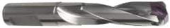 Guhring - 0.472 to 0.492" Diam, 39.7mm Max Depth, 1/2" Shank Diam, 59mm Flute, Replaceable Tip Drill - HT 800 WP Insert, Series 4107 - Makers Industrial Supply