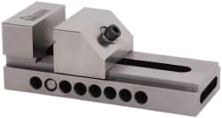 Gibraltar - 3" Jaw Width, 3-3/4" Jaw Opening Capacity, 1-3/8" Jaw Height, Toolmaker's Vise - Flat Jaw, 0.003" Parallelism, 0.005" Squareness, 7" OAL x 2-1/2" OAH - Makers Industrial Supply