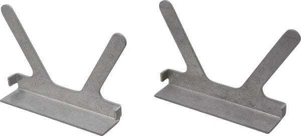 Gibraltar - 5" Jaw Width, Aluminum, Vise Jaw Cap - Press On Attachment - Makers Industrial Supply