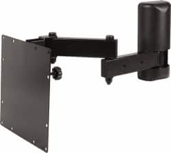 Video Mount - Steel, Flat Panel Arm Mount For 25 to 32 Inch LCD Monitor - Black, 50 Lbs. Load Capacity, 20° Max Tilt Angle, Wall Mount Rotating and Tilting - Makers Industrial Supply