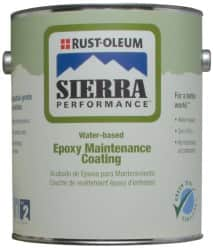 Rust-Oleum - 1 Gal Safety Yellow Water-Based Epoxy - 230 to 340 Sq Ft/Gal Coverage - Makers Industrial Supply