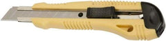 Ability One - Snap Utility Knife - 5-5/8" Steel Blade, Yellow Steel Handle - Makers Industrial Supply