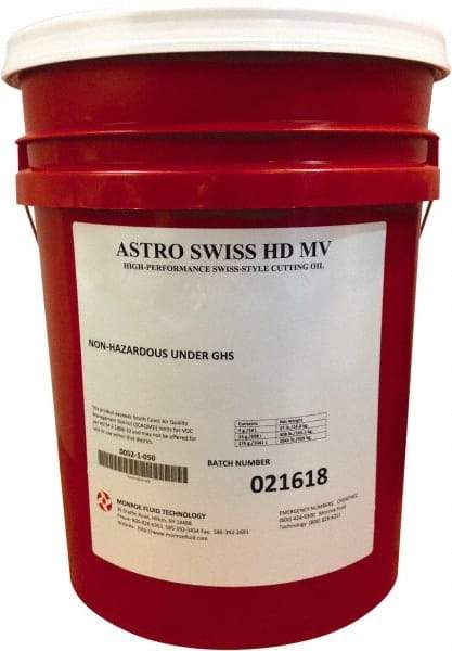 Monroe Fluid Technology - 5 Gal Pail Cutting & Grinding Fluid - Straight Oil - Makers Industrial Supply