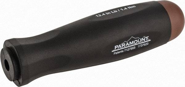 Paramount - 1 Piece, 1.4 Max N/m, Preset Torque Limiting Screwdriver - 0.1969" Drive - Makers Industrial Supply