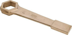 Ampco - 2-3/4" 6 Point Striking Box Wrench - Single End, 17" OAL, Aluminum Bronze - Makers Industrial Supply