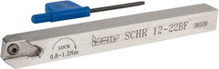 Iscar - SCH, External, Right Hand, 0.315" Max Depth of Cut, 0.02 to 0.098" Groove Width, Indexable Grooving Tool Holder - SCIR 22 Insert Compatibility, 0.472" Shank Height, 0.472" Shank Width, 4.921" OAL - Makers Industrial Supply