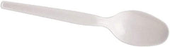 Dixie - Dixie Plastic Tableware, Heavy Mediumweight Teaspoons - White - Makers Industrial Supply