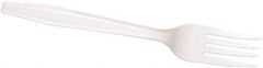 Boardwalk - Boardwalk Full Length Polystyrene Cutlery, Fork - White - Makers Industrial Supply