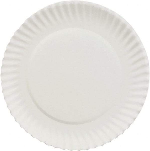 AJM Packaging Corporation - Paper Plates, 6" - White - Makers Industrial Supply