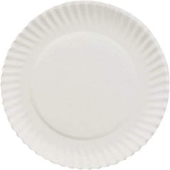 AJM Packaging Corporation - Paper Plates, 6" - White - Makers Industrial Supply