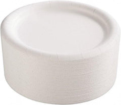 AJM Packaging Corporation - Premium Coated Paper Plates, 9" - White - Makers Industrial Supply