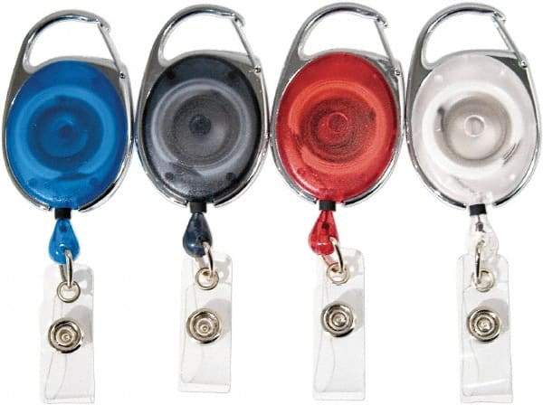 ADVANTUS - 30 Inch Long, Retractable ID Holder Strap - Assorted Colors, 20 Pack - Makers Industrial Supply