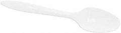 DART - Dart Style Setter Mediumweight Plastic Teaspoons - White - Makers Industrial Supply