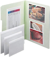 Samsill - 5-5/16x3-5/8", Card, Clear, Label Holder Binder - 11 Point Stock - Makers Industrial Supply