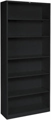 Hon - 5 Shelf, 60-1/8" High x 36" Wide Bookcase - 11" Deep, Laminated, Mahogany - Makers Industrial Supply