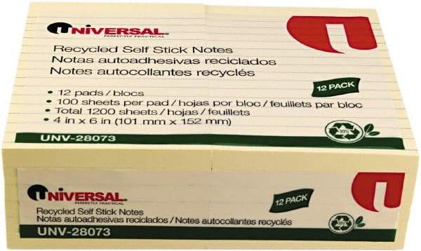 UNIVERSAL - Self-Stick Note & Page Flag Dispensers Size: 4" x 6" - Makers Industrial Supply