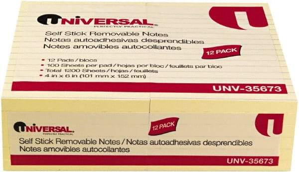 UNIVERSAL - Self-Stick Note & Page Flag Dispensers Size: 4" x 6" - Makers Industrial Supply