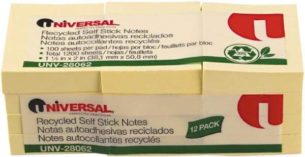 UNIVERSAL - Self-Stick Note & Page Flag Dispensers Size: 1 1/2" x 2" - Makers Industrial Supply