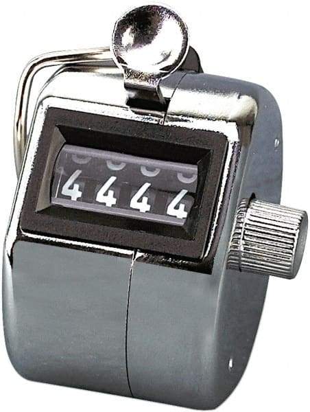 BATES - 4 Digit Wheel Display Tally Counters-Hand - Makers Industrial Supply