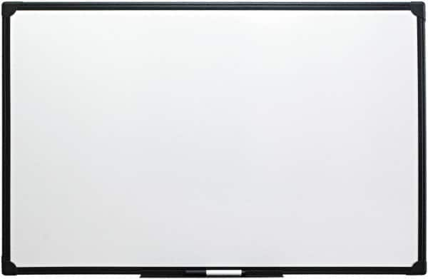 UNIVERSAL - 24" High x 36" Wide Erasable Melamine Marker Boards - Anodized Aluminum, 42-1/4" Deep, Includes Mounting Kit - Makers Industrial Supply