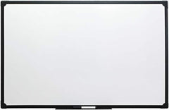 UNIVERSAL - 24" High x 36" Wide Erasable Melamine Marker Boards - Anodized Aluminum, 42-1/4" Deep, Includes Mounting Kit - Makers Industrial Supply